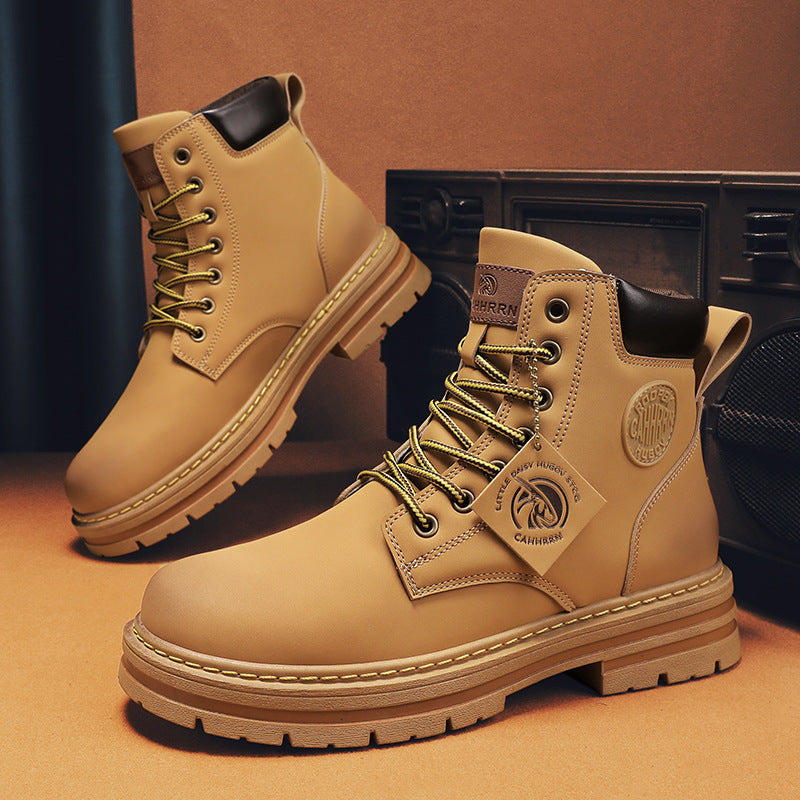 Bottes Casual Martin à Tige Haute pour Homme