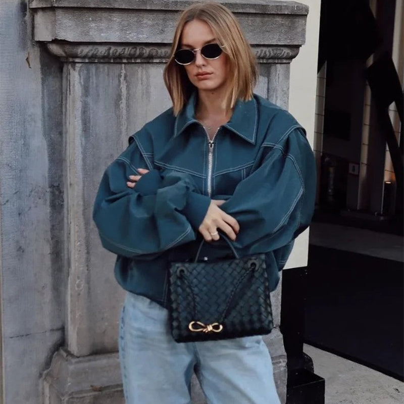 Veste Emma Biker Zippée