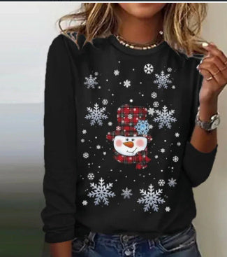 Pull Amélie Neige Imprimé - Élégance Hivernale