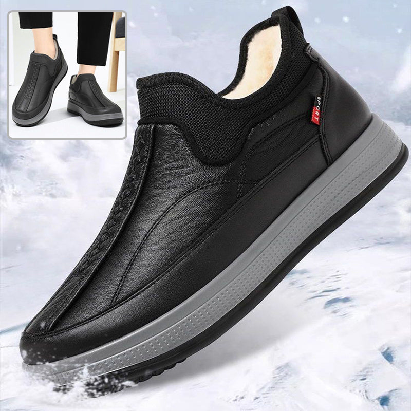 Bottes Hivernales Chaudes à Semelle Plate et Bout Rond