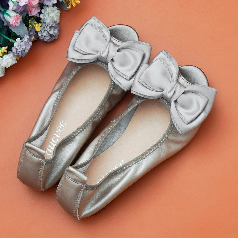 Sandales Plates en Cuir Souple