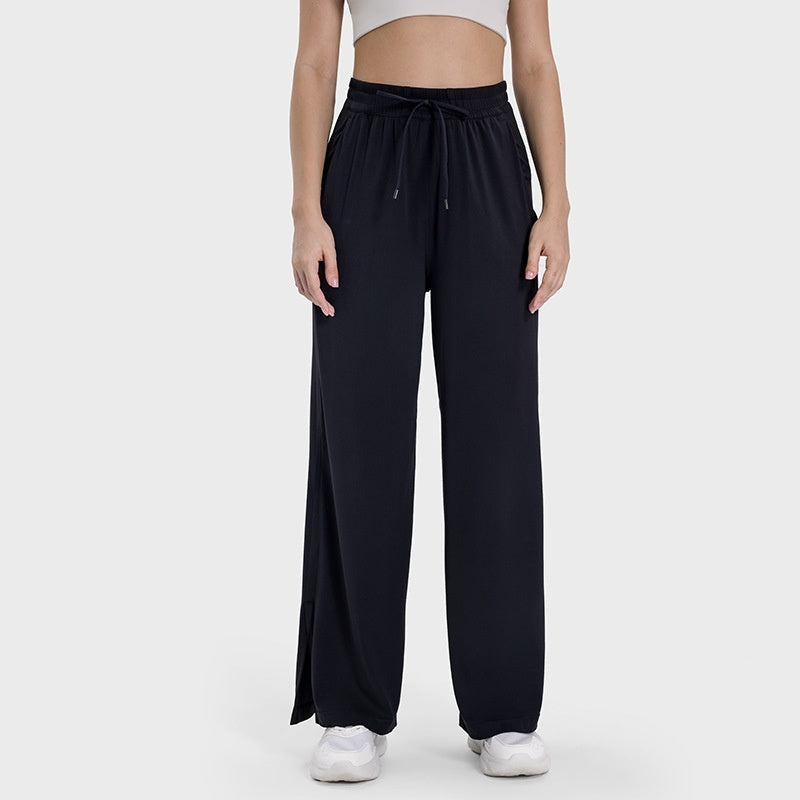 Loose Yoga Pants Side Pocket Leisure