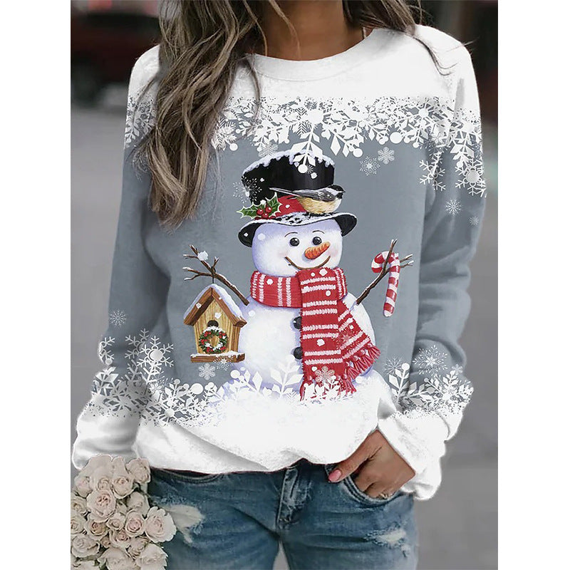 Pull Amélie Neige Imprimé - Élégance Hivernale