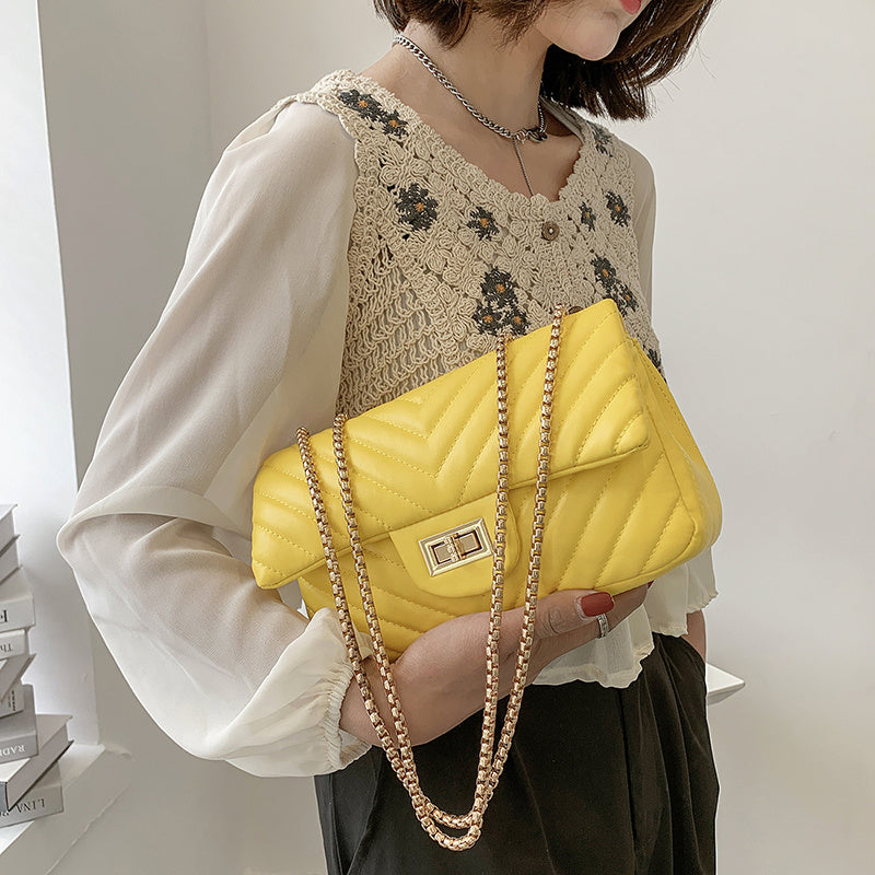Sac Bandoulière Élégant à Chaîne pour Femme