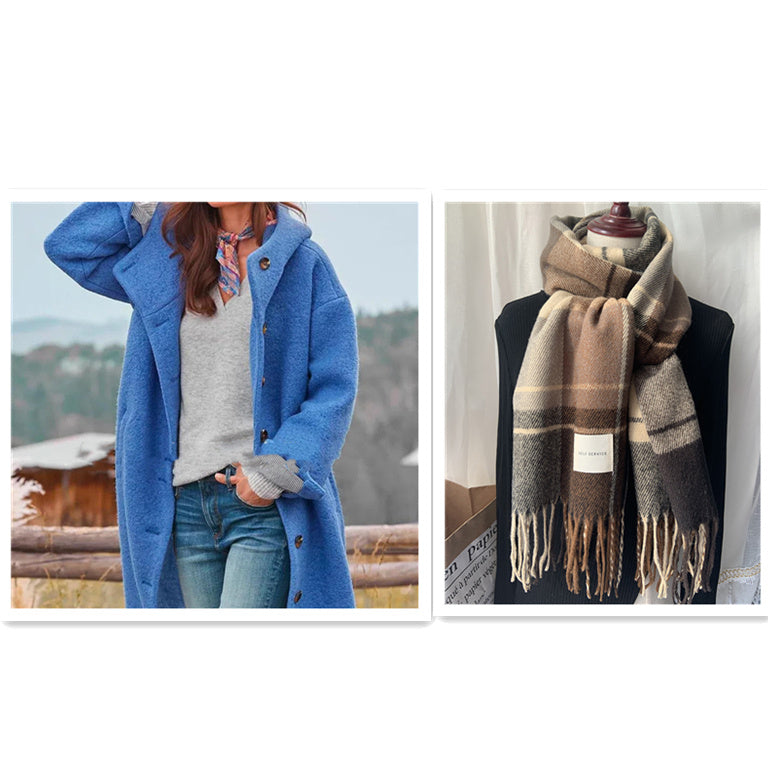 Best Manteau Élégant en Tweed – Chic & Intemporel
