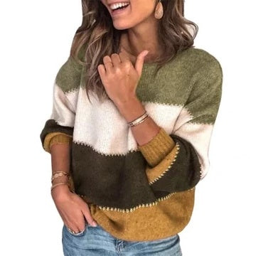 Robe Pull Victoire Rayures Contrastées