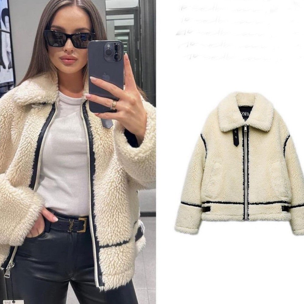 Manteau Margo Élégance en Laine d'Agneau
