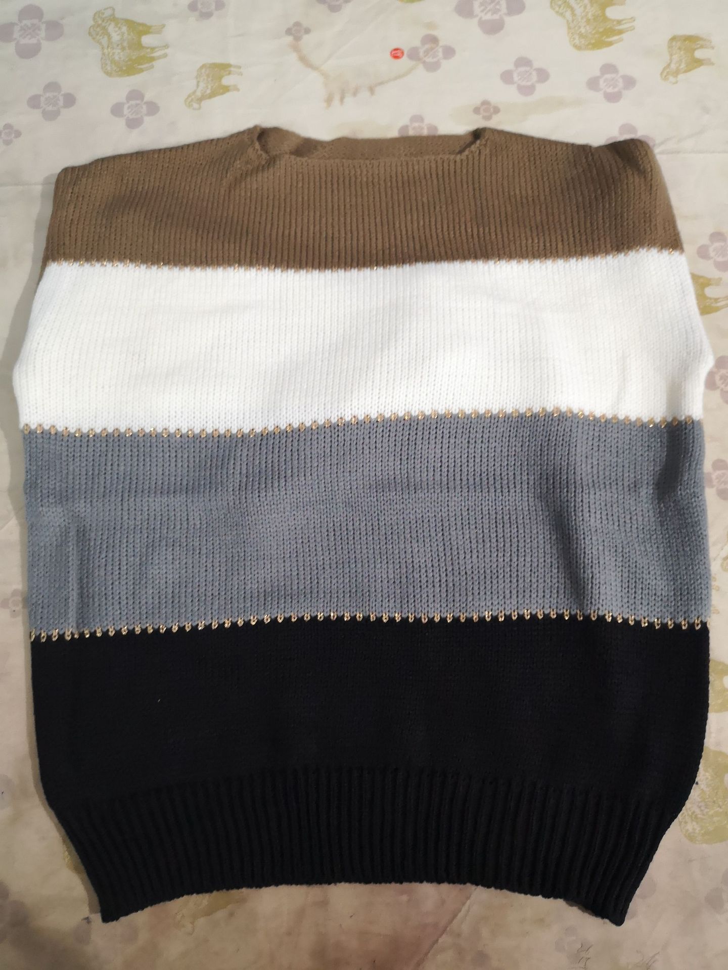 Robe Pull Victoire Rayures Contrastées