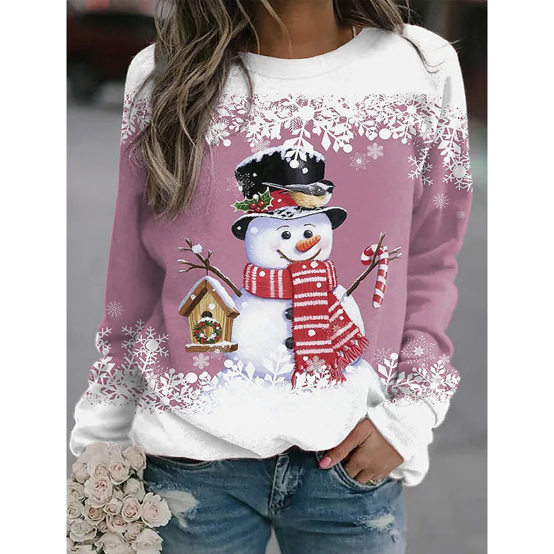 Pull Amélie Neige Imprimé - Élégance Hivernale