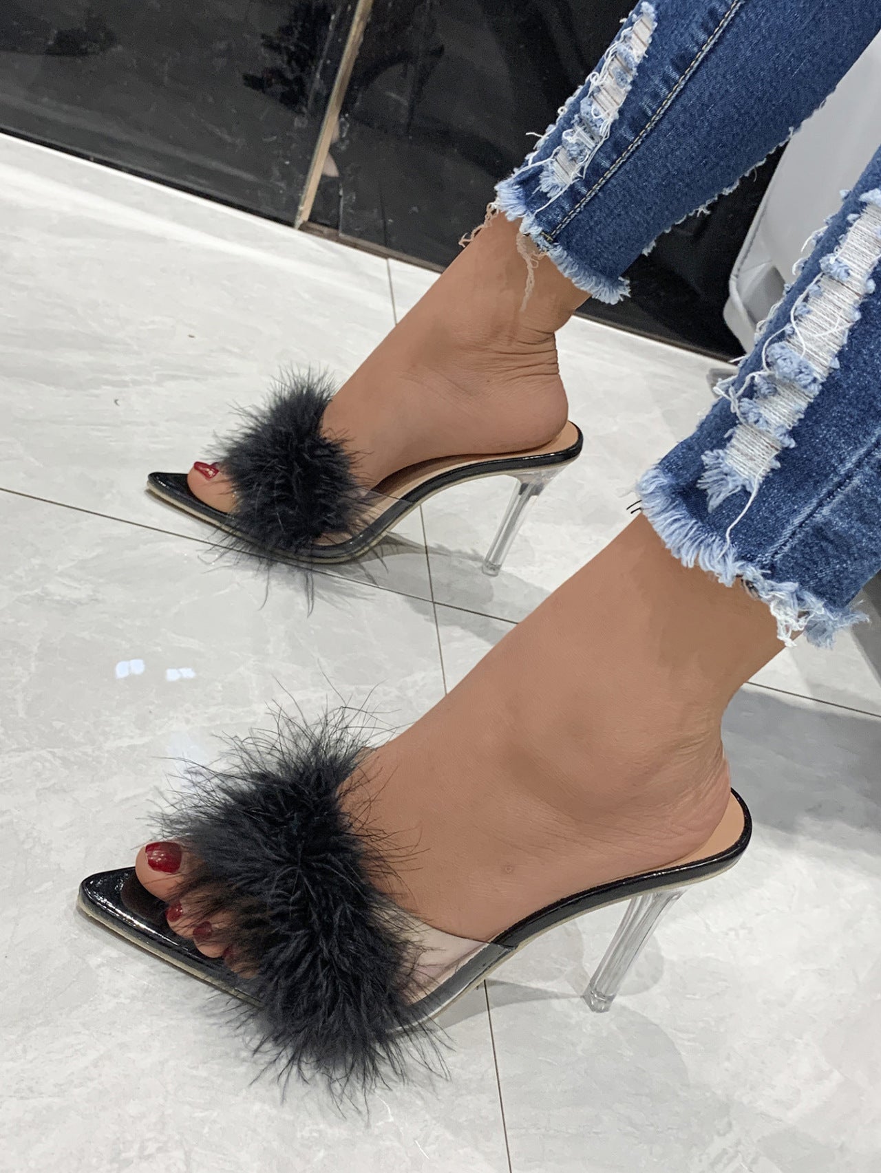 Sandales à Talons Aiguilles Élégantes