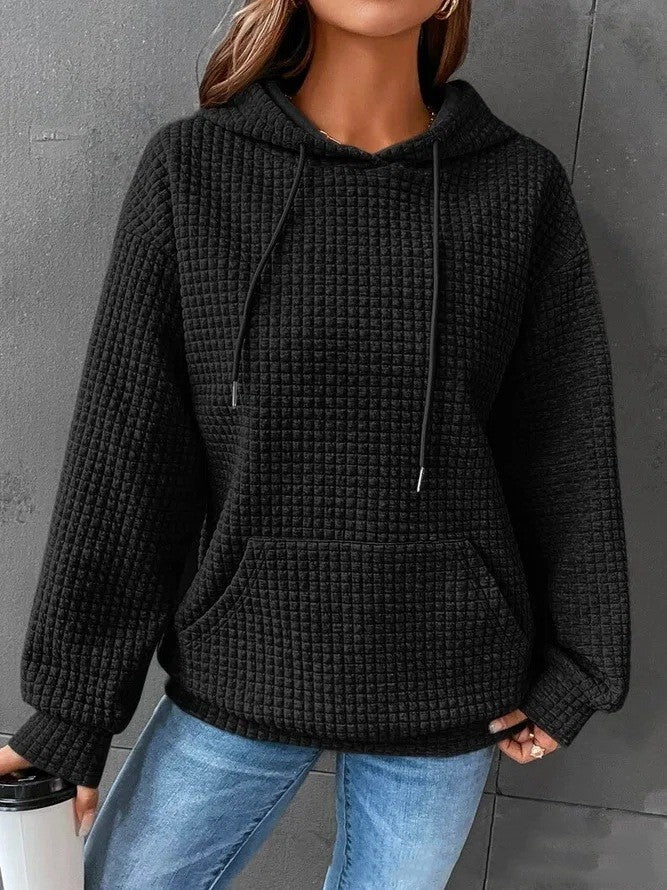 Pull femme ample uni – Confort et style décontracté