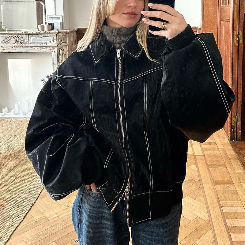 Veste Emma Biker Zippée