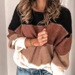 Robe Pull Victoire Rayures Contrastées
