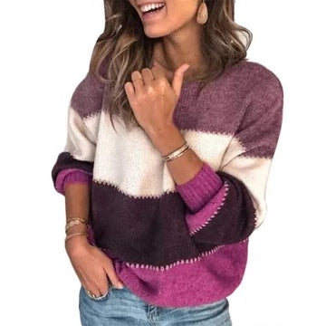 Robe Pull Victoire Rayures Contrastées