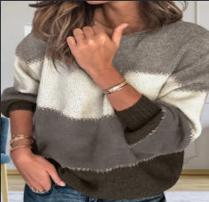 Robe Pull Victoire Rayures Contrastées