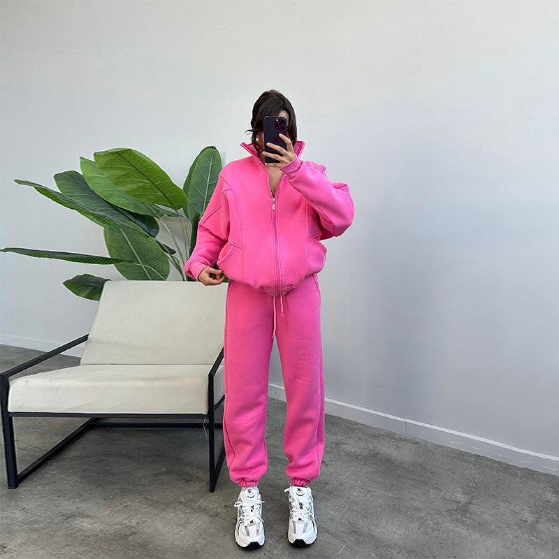 Ensemble deux pièces sweat-shirt fuselé