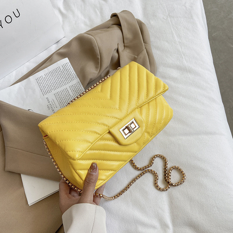 Sac Bandoulière Élégant à Chaîne pour Femme