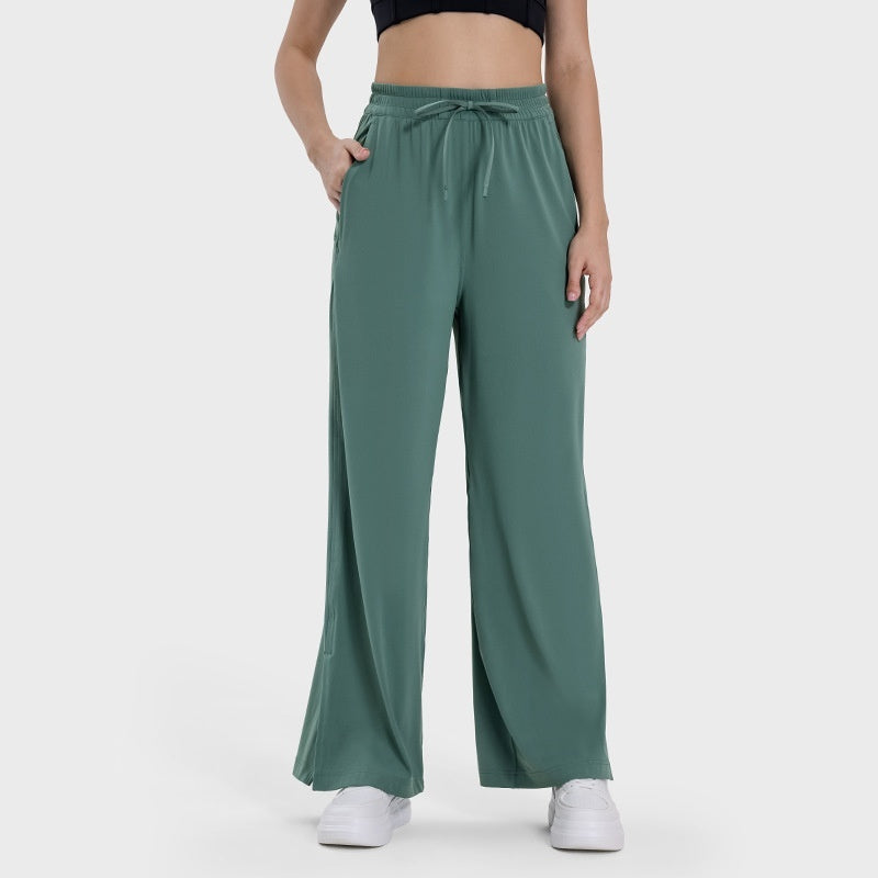 Loose Yoga Pants Side Pocket Leisure