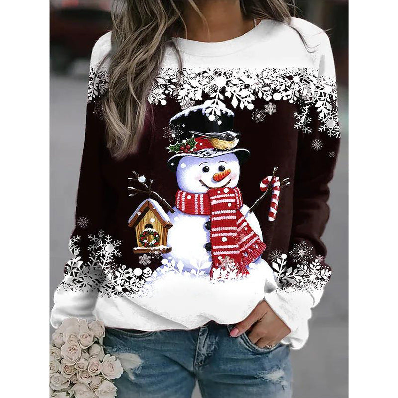 Pull Amélie Neige Imprimé - Élégance Hivernale