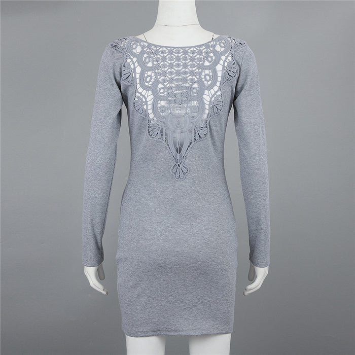 Robe Courte Élégante en Dentelle