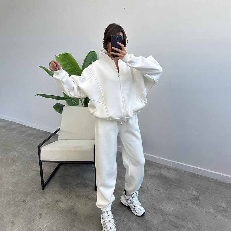 Ensemble deux pièces sweat-shirt fuselé