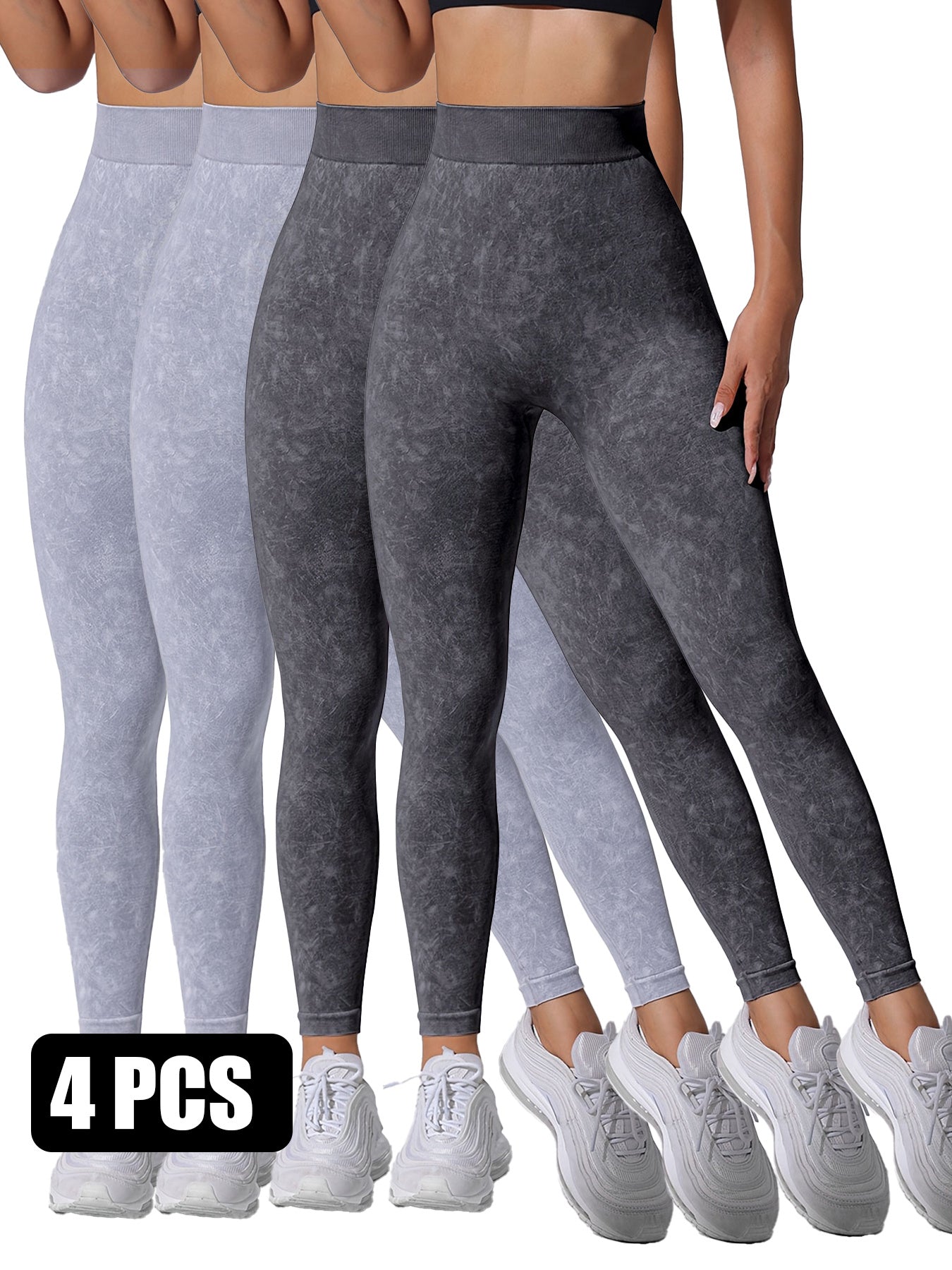Lot de 4 Jambières Sculptantes Effet Push-Up