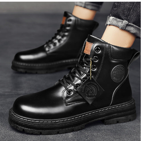 Bottes Casual Martin à Tige Haute pour Homme