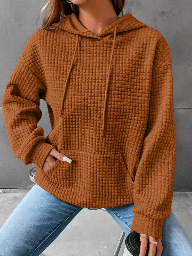 Pull femme ample uni – Confort et style décontracté