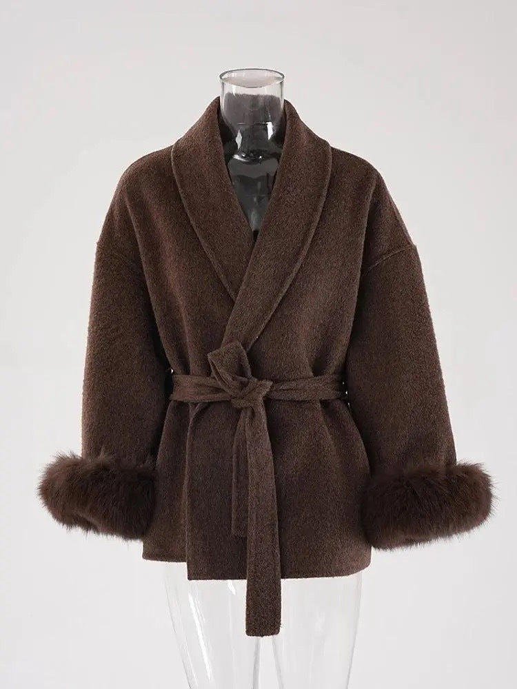 Manteau Adèle Élégance Double Face