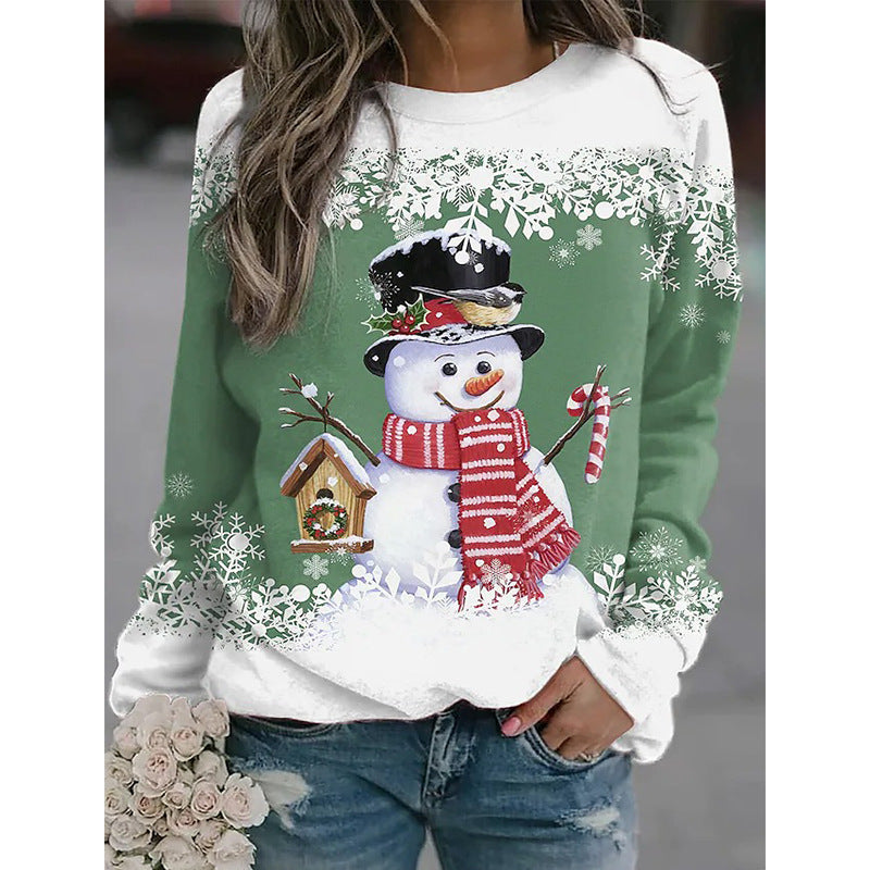 Pull Amélie Neige Imprimé - Élégance Hivernale