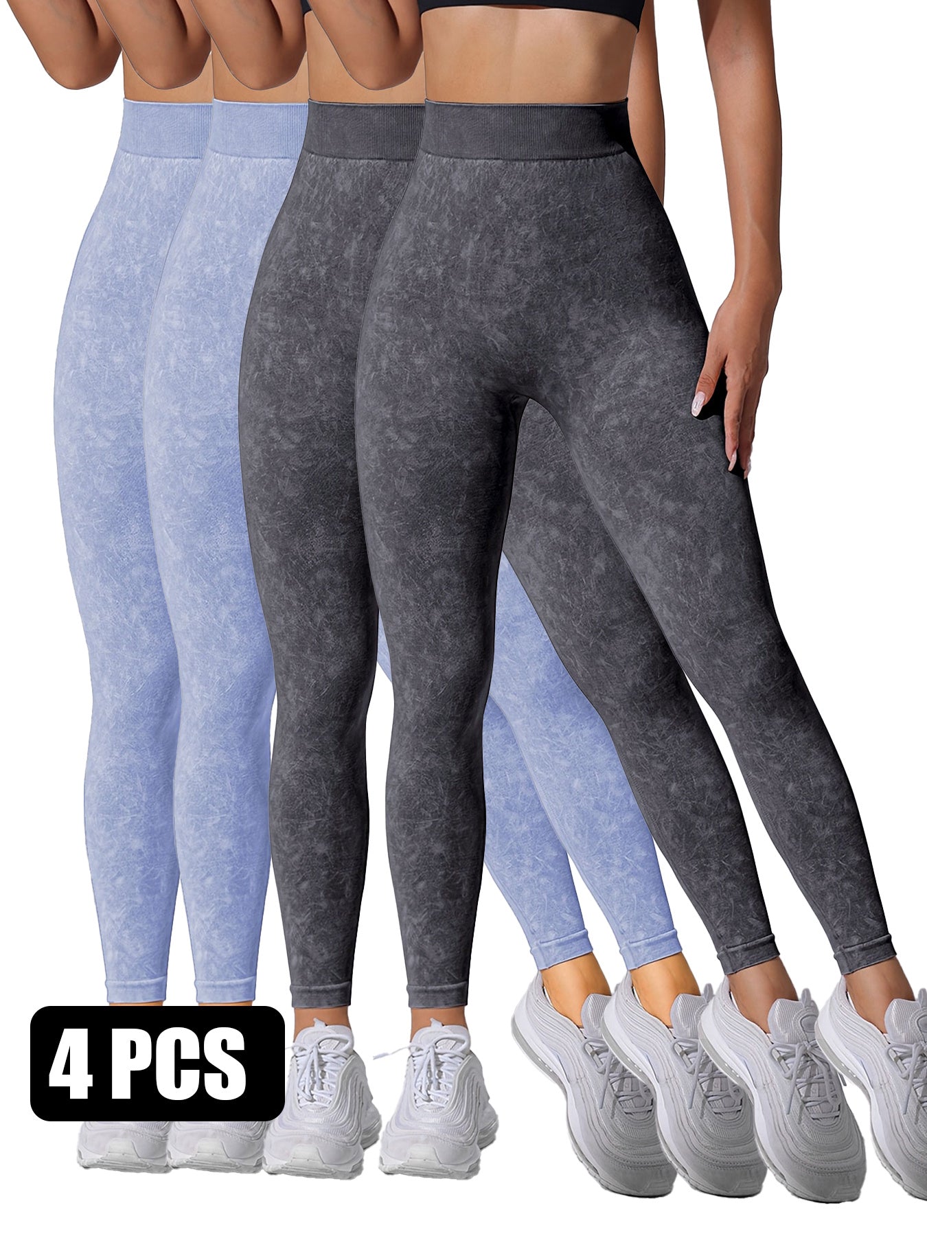 Lot de 4 Jambières Sculptantes Effet Push-Up