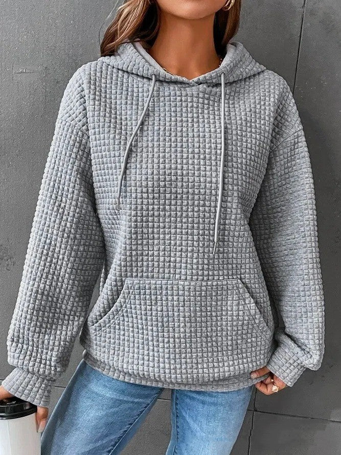 Pull femme ample uni – Confort et style décontracté