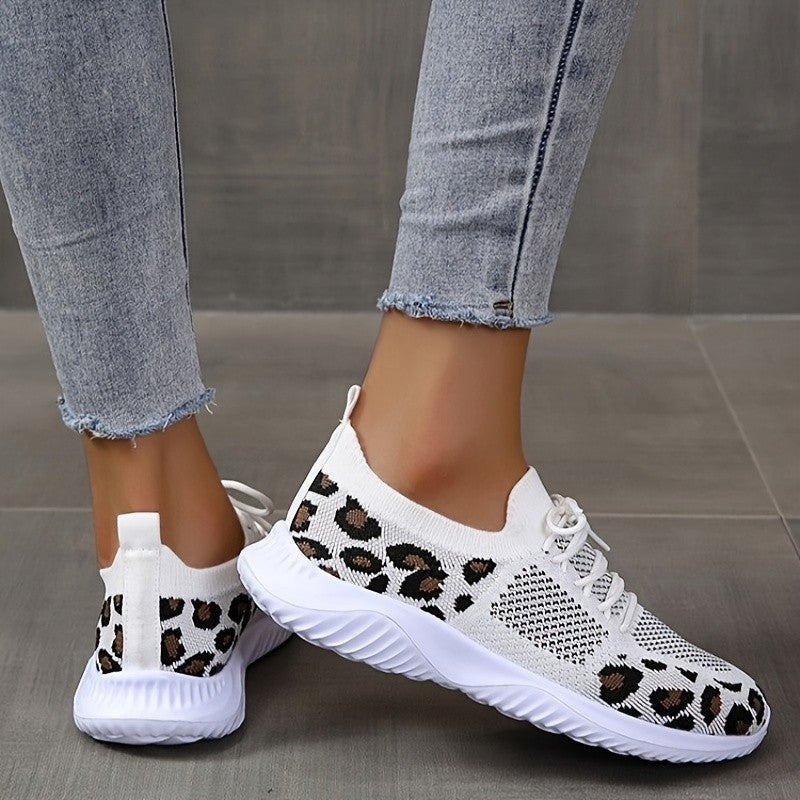 Sneakers Léopard Élégance