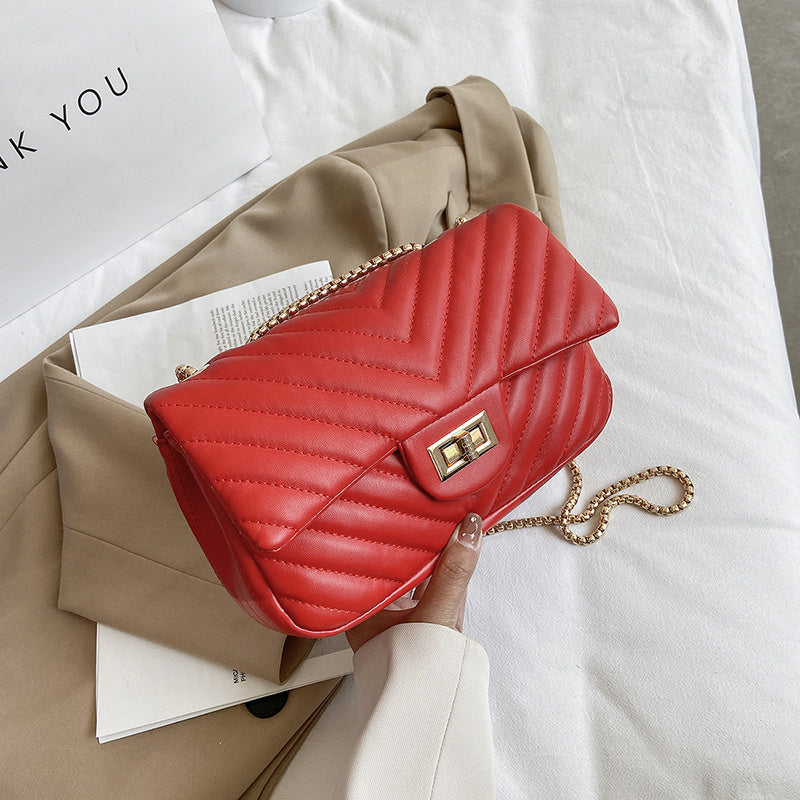 Sac Bandoulière Élégant à Chaîne pour Femme