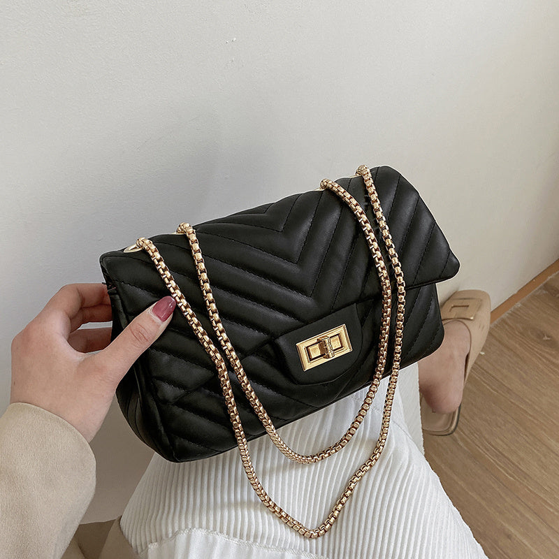 Sac Bandoulière Élégant à Chaîne pour Femme