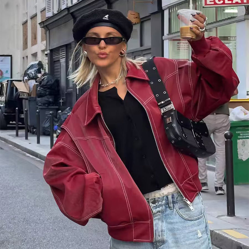 Veste Emma Biker Zippée