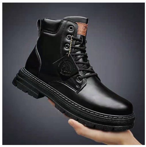 Bottes Casual Martin à Tige Haute pour Homme