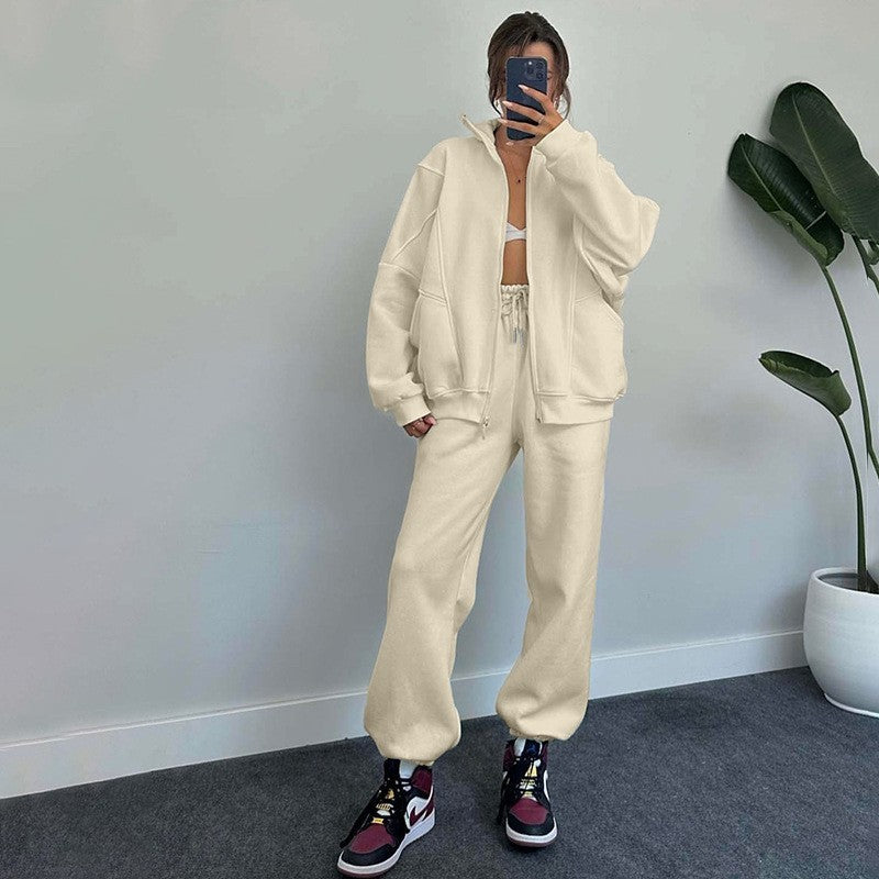 Ensemble deux pièces sweat-shirt fuselé
