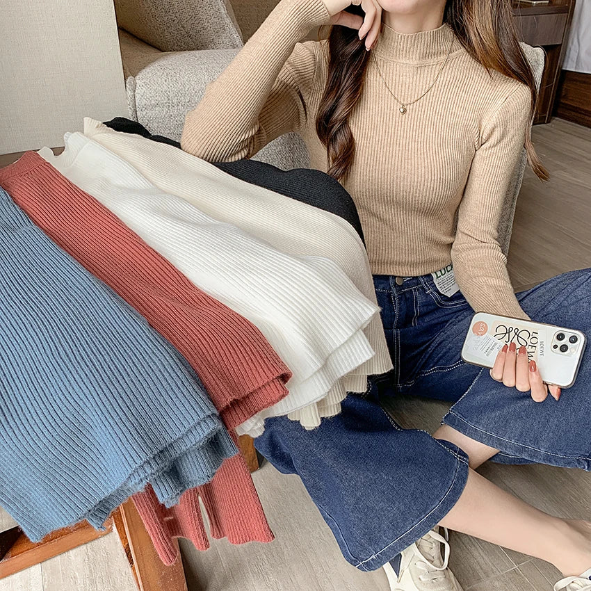 Chloé – Pull Col Montant Vintage & Élégant