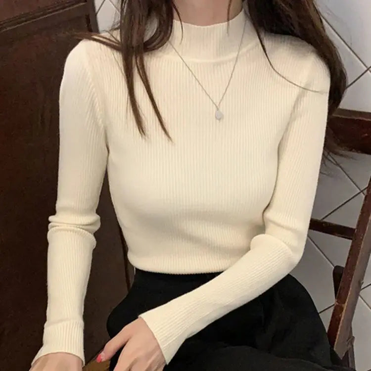 Chloé – Pull Col Montant Vintage & Élégant