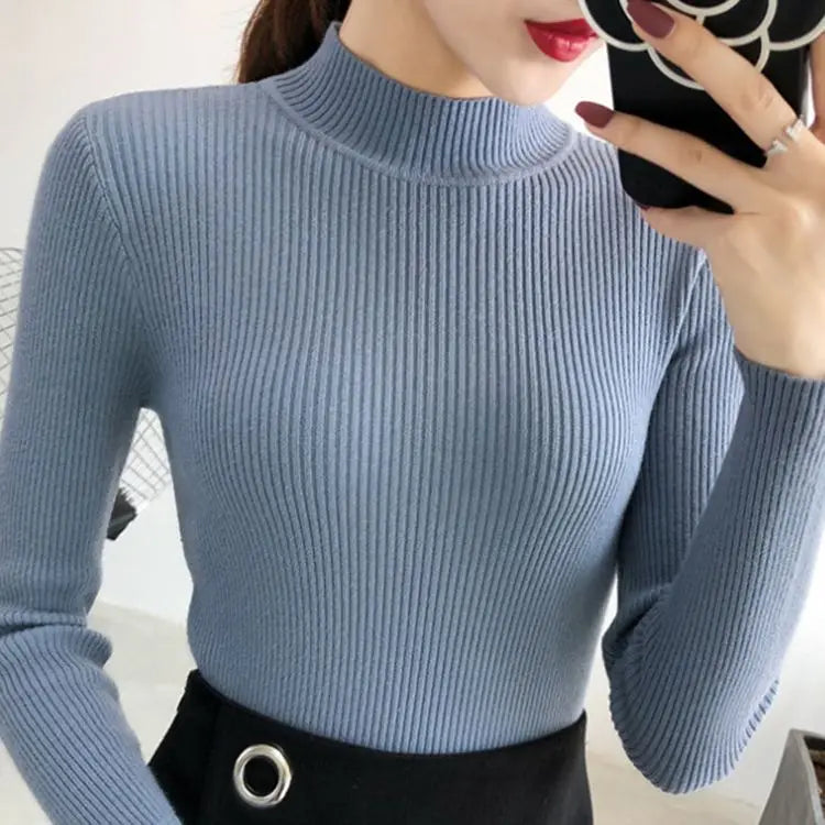 Chloé – Pull Col Montant Vintage & Élégant