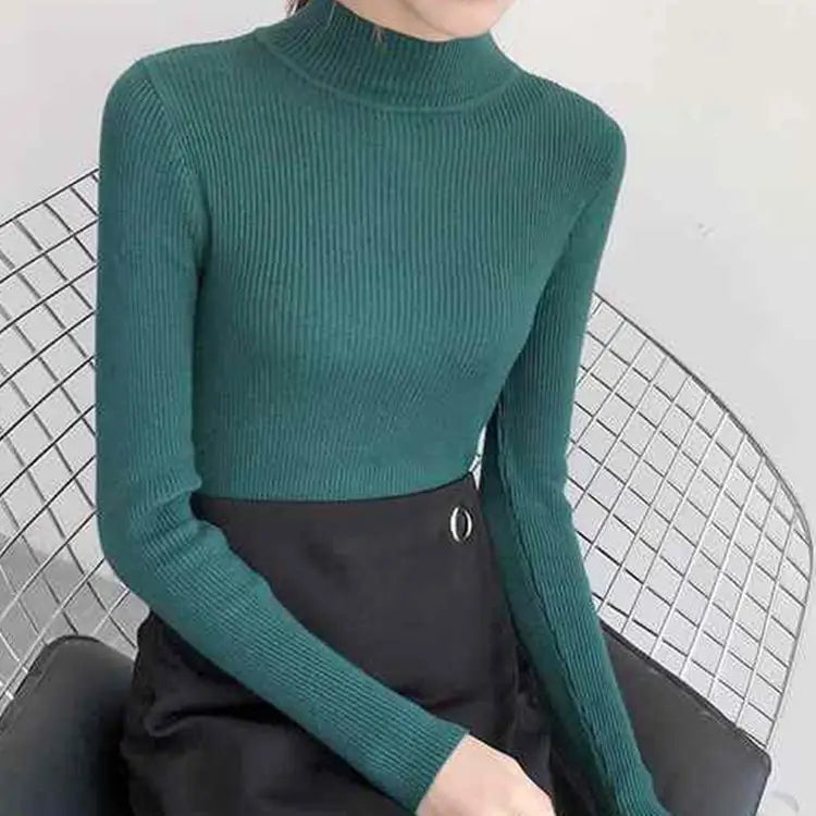 Chloé – Pull Col Montant Vintage & Élégant