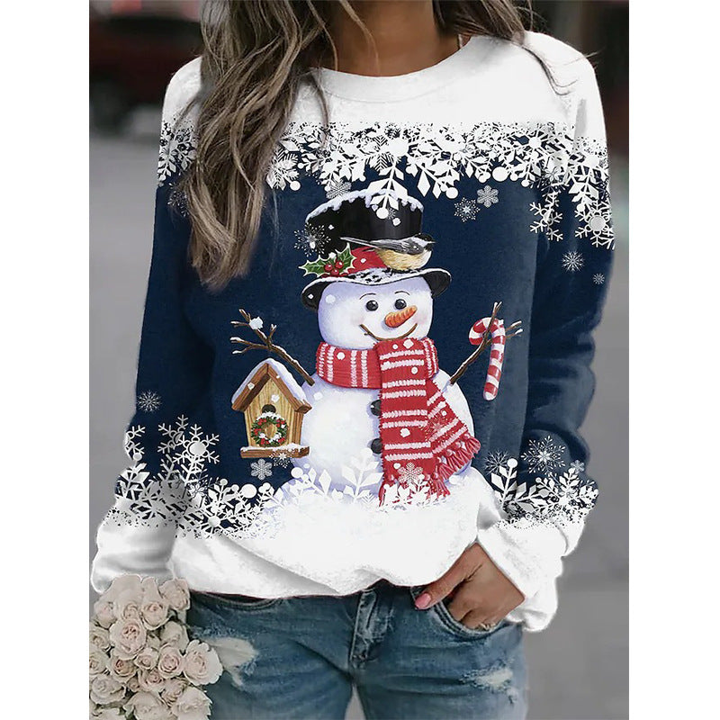 Pull Amélie Neige Imprimé - Élégance Hivernale