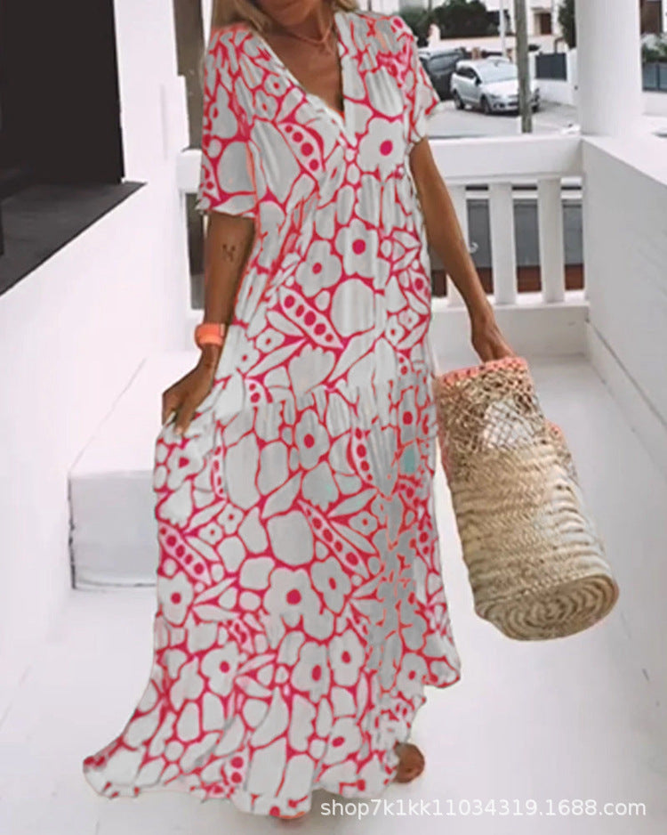 Robe fluide fleurie – Silhouette affinée !