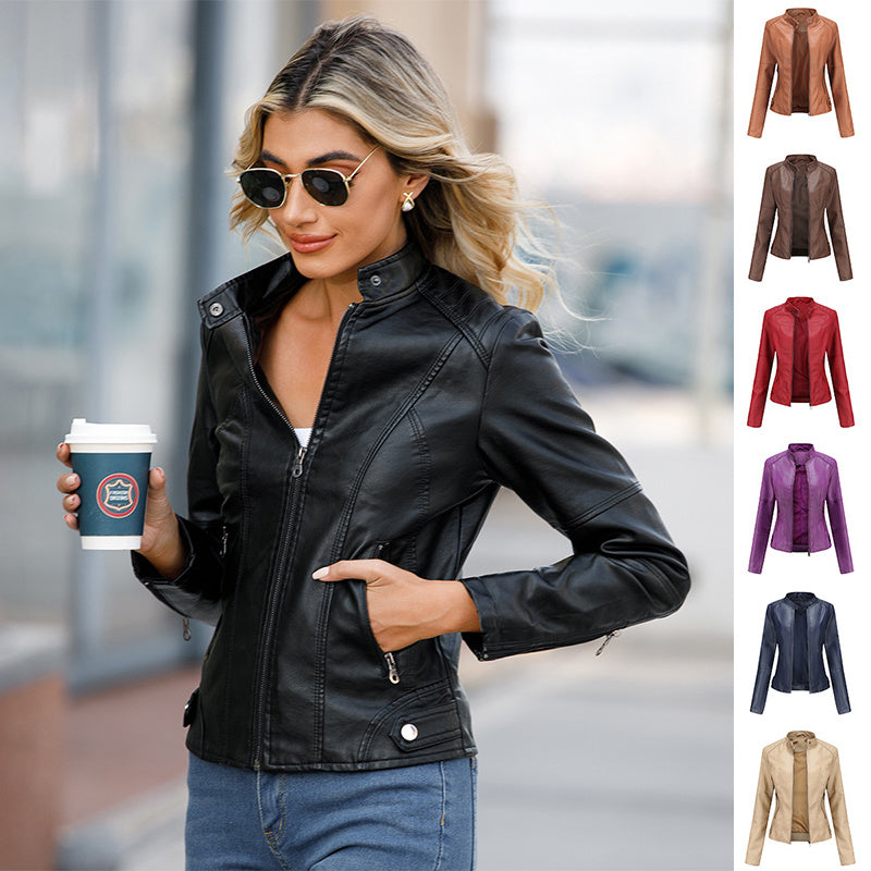 Veste Adèle en Cuir Chic