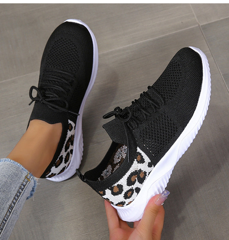 Sneakers Léopard Élégance
