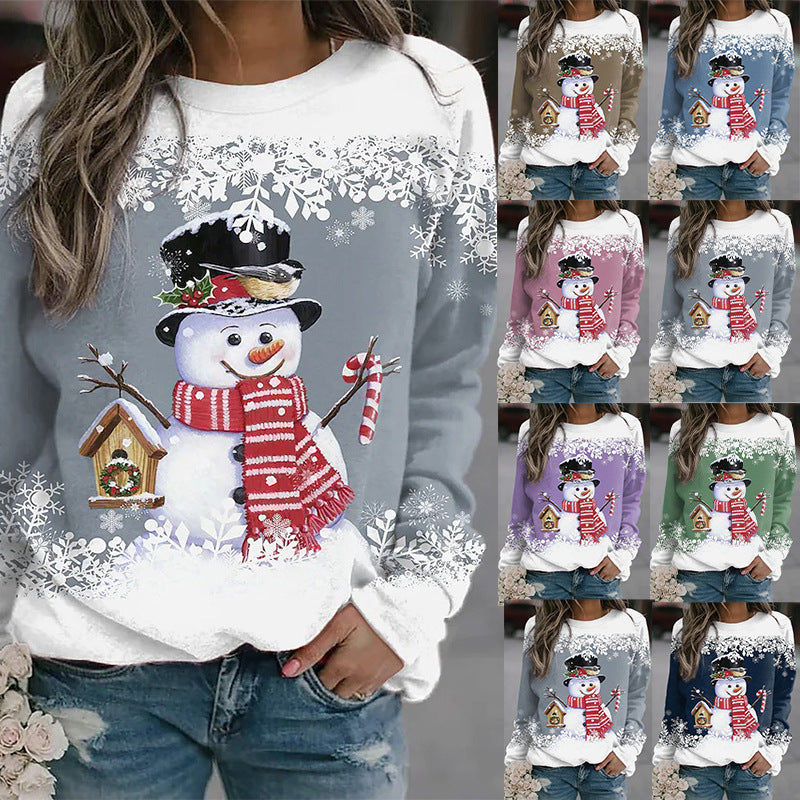 Pull Amélie Neige Imprimé - Élégance Hivernale