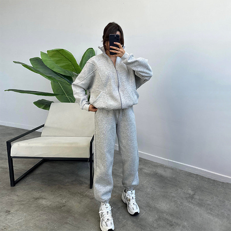 Ensemble deux pièces sweat-shirt fuselé