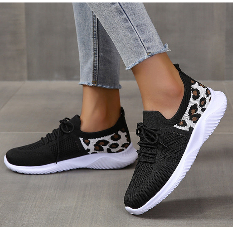 Sneakers Léopard Élégance