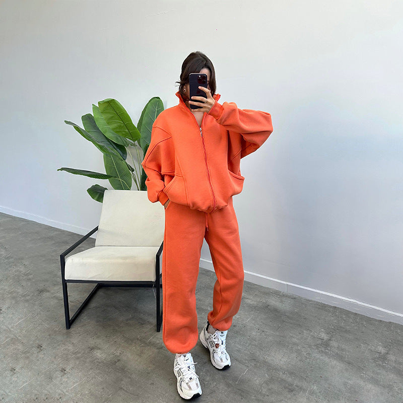Ensemble deux pièces sweat-shirt fuselé